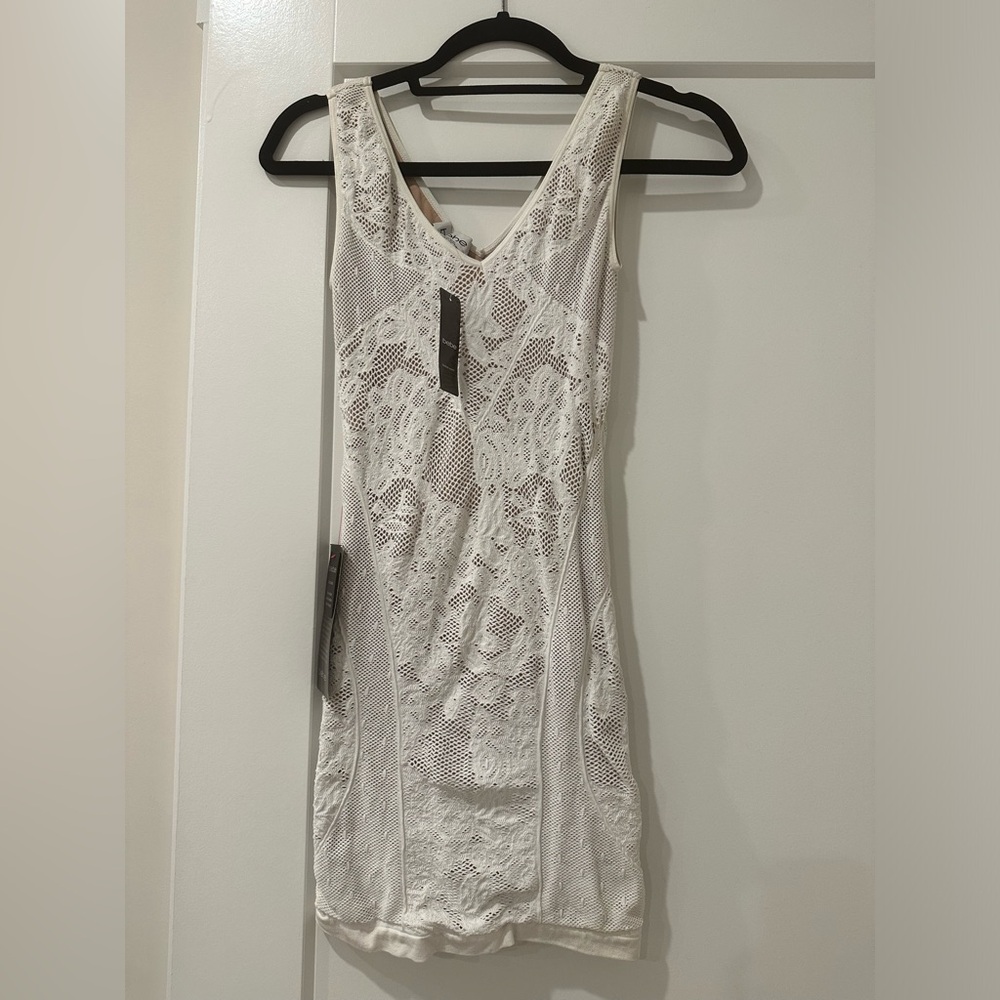 White Bebe dress